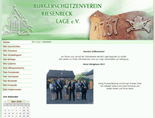 Tablet Screenshot of bsv-lage.de